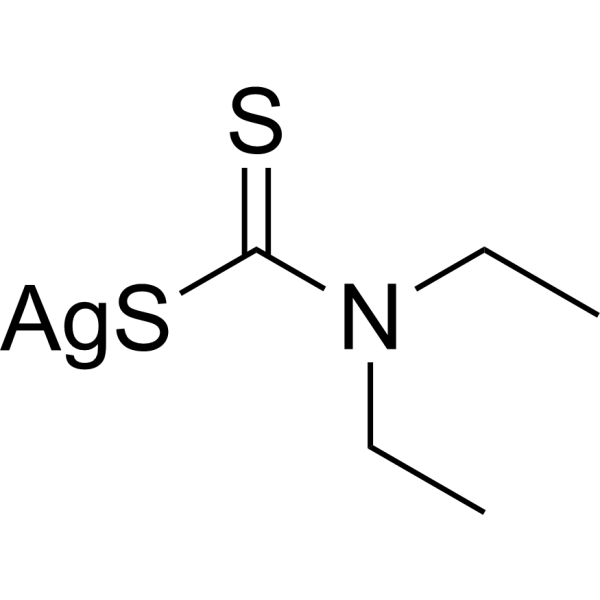Silver diethyldithiocarbamate (Silver(1+) diethyldithiocarbamate) 1470-61-7